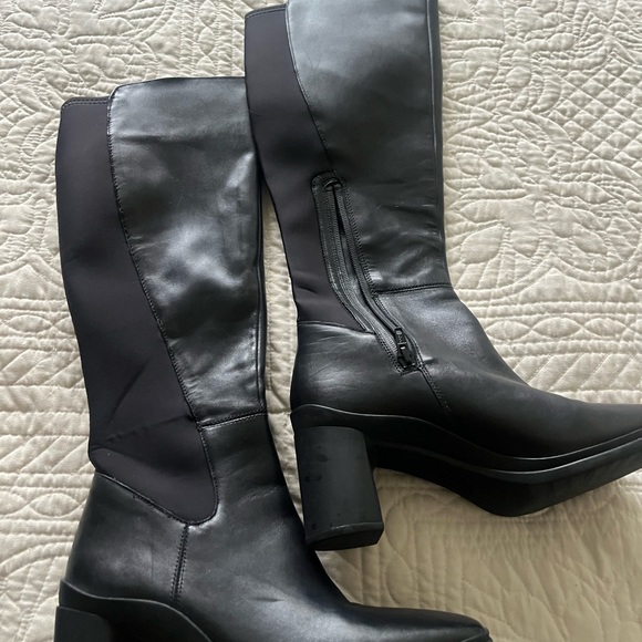 Naturalizer Black Heeled Boots - Picture 1 of 6